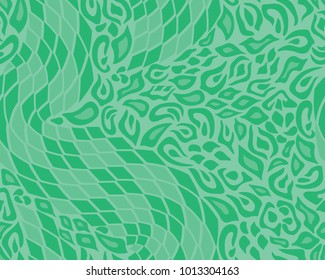 Leopard and snake pattern, print, vector, illustration, seamless, wallpaper, background, texture