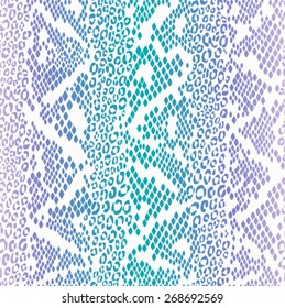 Leopard Snake Seamless Pattern