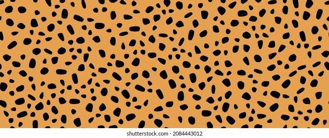 Leopard Spot Animal Graphic. Random Spot Cheetah. Seamless Dot Animal. Cheetah Design Concept. Black Random Cobblestone. Animal Polka Dot Pattern. Polkadot Dalmatian Animal. Irregular Vector  Dot Fun
