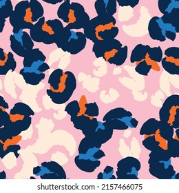 Leopard spots seamless pattern design