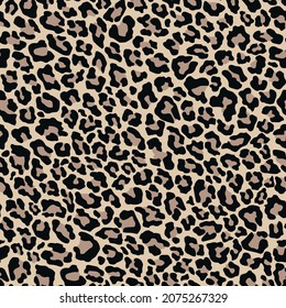 leopard spots. seamless print for clothing or print. wind pattern