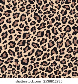 manchas de leopardo. impressão sem costura para roupas ou impressão. padrão de vento