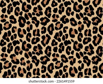 Manchas leopardo, patrón de piel de gato salvaje. Diseño de impresión animal.