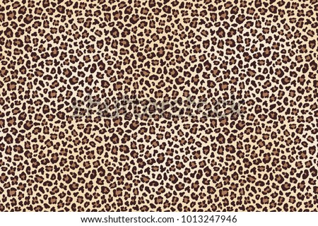 Leopard spotted fur texture. Vector Сток-фото © 