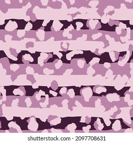 Leopard stripes seamless pattern. Animal striped wallpaper. Abstract cheetah background. Design for fabric , textile print, surface, wrapping, cover. Vintage vector illustration