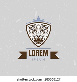 Leopard Symbol Vector Illustration Stock Vector (Royalty Free ...