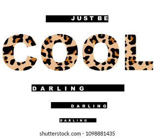 leopard text black and white line art vector 