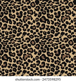 
leopard texture animal print seamless pattern modern design for textiles