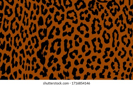 leopard texture with black background, for wallpapers, backgrounds and more. vector eps10