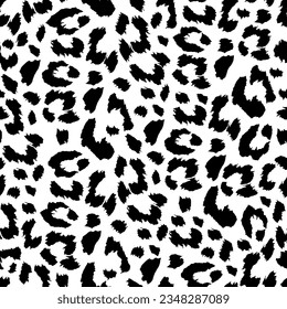 Leopard texture pattern with seamless repeat, ideal for textile clothing, shirts, fabric, wallpaper. Nice leopard skin design