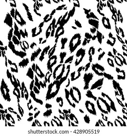 Leopard texture seamless.