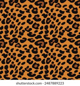 
leopard texture seamless print fashionable design for clothes, paper, fabric