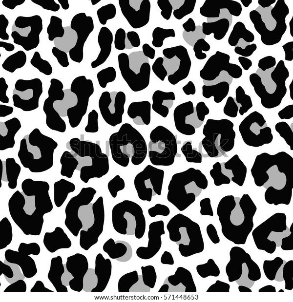 Leopard Texture Seamless Vector Abstract Pattern: เวกเตอร์สต็อก (ปลอด ...