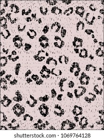 leopard texture. seamless vector pattern.