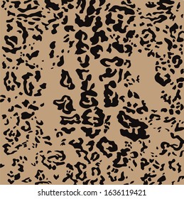 leopard texture vector black and brown