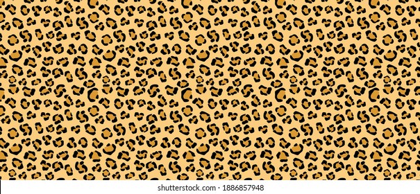 Leopard tracery skin with yellow background. African spots with black puma camouflage scheme outlines in white leopard vector color.