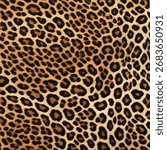 Leopard trendy pattern background. Fashionable wild animal cheetah skin natural texture fabric for fashion print design, banner, cover, wallpaper. leopard vector seamless repeating stylish design.