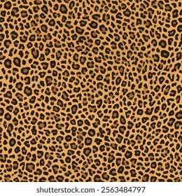 Leopard trendy pattern background. Fashionable wild animal cheetah skin natural texture fabric for fashion print design, banner, cover, wallpaper. leopard vector seamless repeating stylish design.