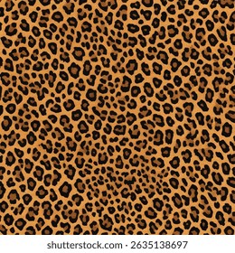 Leopard trendy pattern background. Fashionable wild animal cheetah skin natural texture fabric for fashion print design, banner, cover, wallpaper. leopard vector seamless repeating stylish design.