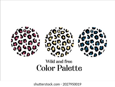 leopard vector art design hand drawn