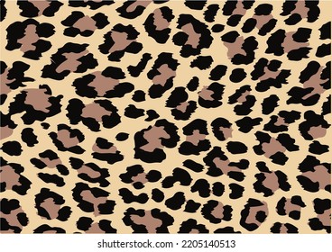 Leopard-Vektordesign handgezeichnet