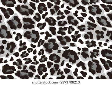 leopard vector design hand drawn