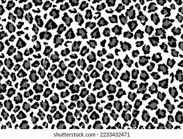 leopard vector han drawn design vector art seamless repeating pattern 