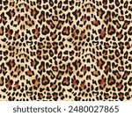 leopard vector pattern seamless pattern wild design for textiles