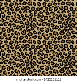 Leopard vector seamless pattern art