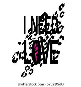 Leopard vector shirt  isolated print.