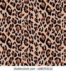 Leopard wild animal safari textile pattern