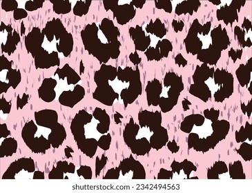 leopard wild hand drawn design vector