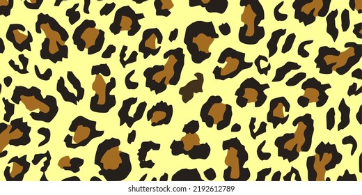 leopard wild pattern vector background