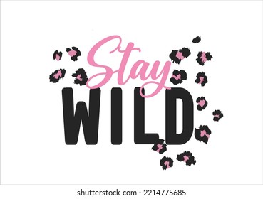 leopard wild vector art design 