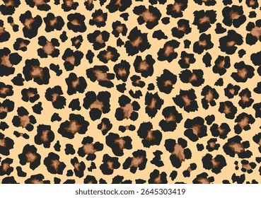 leopard wild vector design hand drawn
