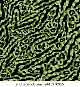 Leopard zebra animal print pattern