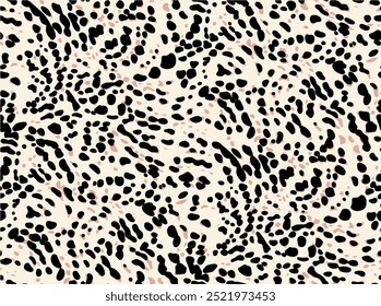 Diseño de patrón de leopardo y cebra, fondo de ilustración, patrón de cebra doodle abstracto. Diseño de patrón de piel animal para textiles