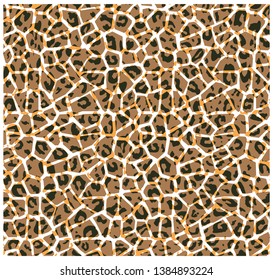 leopard and zebra print graphic for fabric