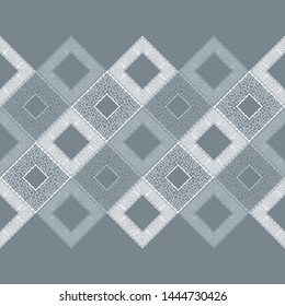 Leopard and Zebra spots. Ethnic boho seamless pattern. Embroidery on fabric. Patchwork texture. Traditional ornament. Tribal pattern. Folk motif. Can be used for wallpaper, textile, wrapping, web.