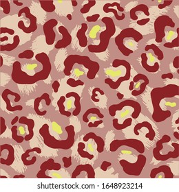 Diseño de estampado leopardo/animal sin fisuras.  Papel pintado de diseño gráfico textil, diseño de moda, papel envolvente.
