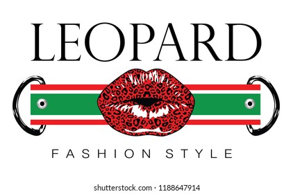 leopard,t shirt graphic design, vector artistic illustration graphic style, vector, poster, slogan.