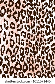 leopard,wild animal skin pattern.Safari textile design collection. Black on white. Backgrounds & textures