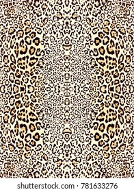 leopard,wild animal skin pattern.Safari textile design collection