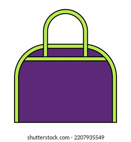 Leotard holder for rhythmic gymnastics pictogram vector illustration.