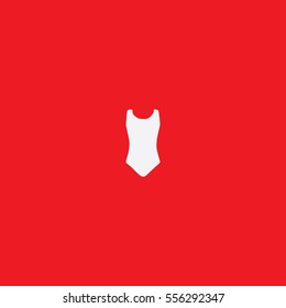 Leotard icon silhouette vector illustration