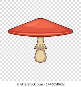 Lepiota procera mushroom icon. Cartoon illustration of lepiota procera mushroom vector icon for web design