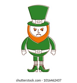 leprechaun angry cartoon st patricks day character
