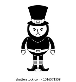 leprechaun angry cartoon st patricks day character