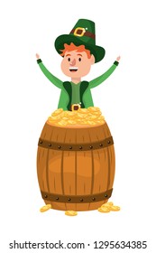 leprechaun with barrel