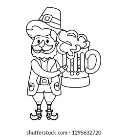 leprechaun and beer